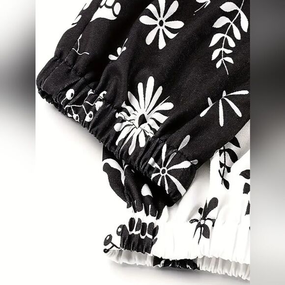 Women's skull Print jogger sz Large - Picture 6 of 6